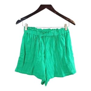NWT ASOS Design High-waisted Cheesecloth Flippy Short in Green Women's US 6